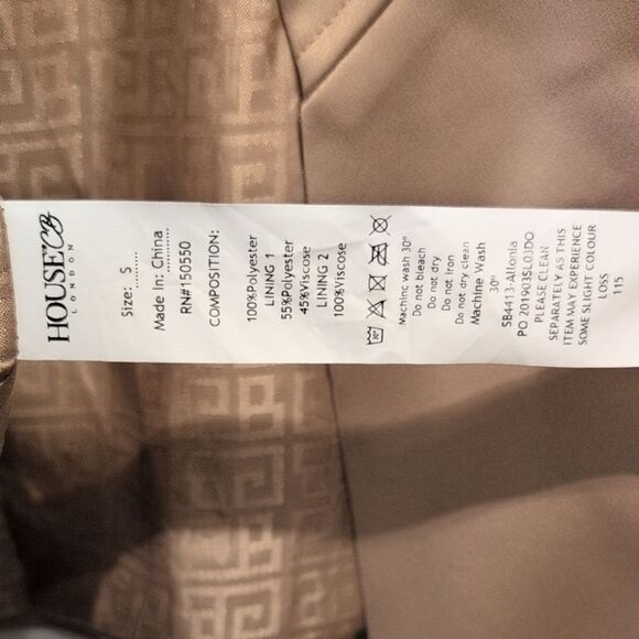 Beige Blazer Coat - Picture 9 of 15